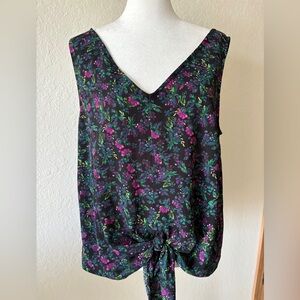 RACHEL Rachel Roy Sleeveless V-neck Top, size L